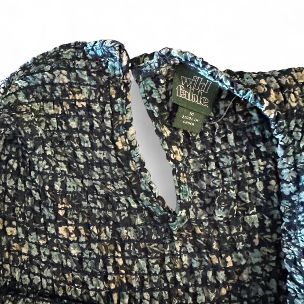 Wild Fable Floral Smocked Mini Swing Dress - Picture 2 of 4